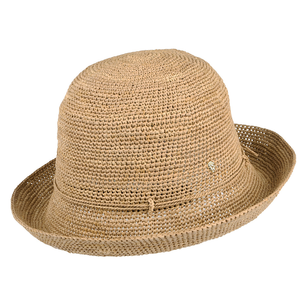 Chapeau Été en Raphia Pliable Provence 8 nougat HELEN KAMINSKI