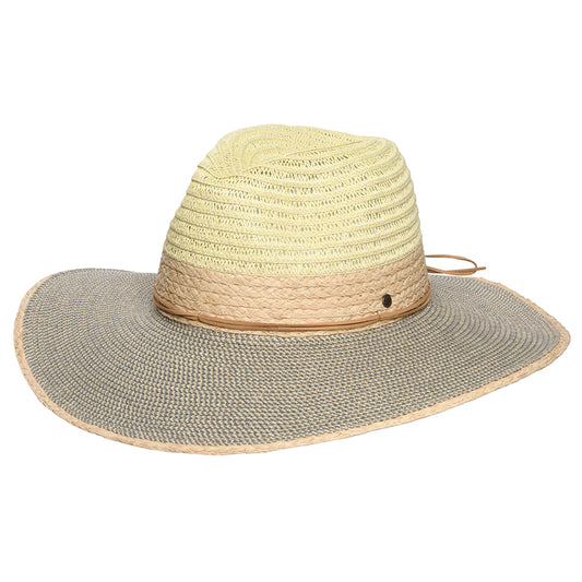 Chapeau Fedora Été Valencia naturel-denim SUNDAY AFTERNOONS