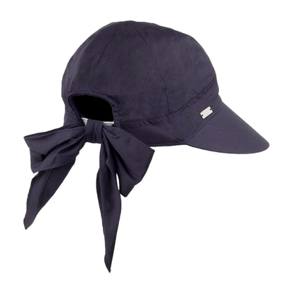Visière Face Framer en coton bleu marine BETMAR