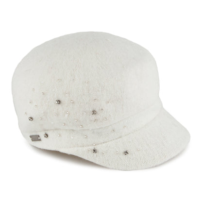 Casquette Gavroche Lynn blanc hiver BETMAR