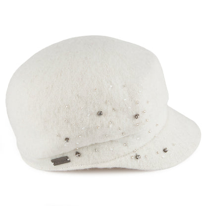 Casquette Gavroche Lynn blanc hiver BETMAR