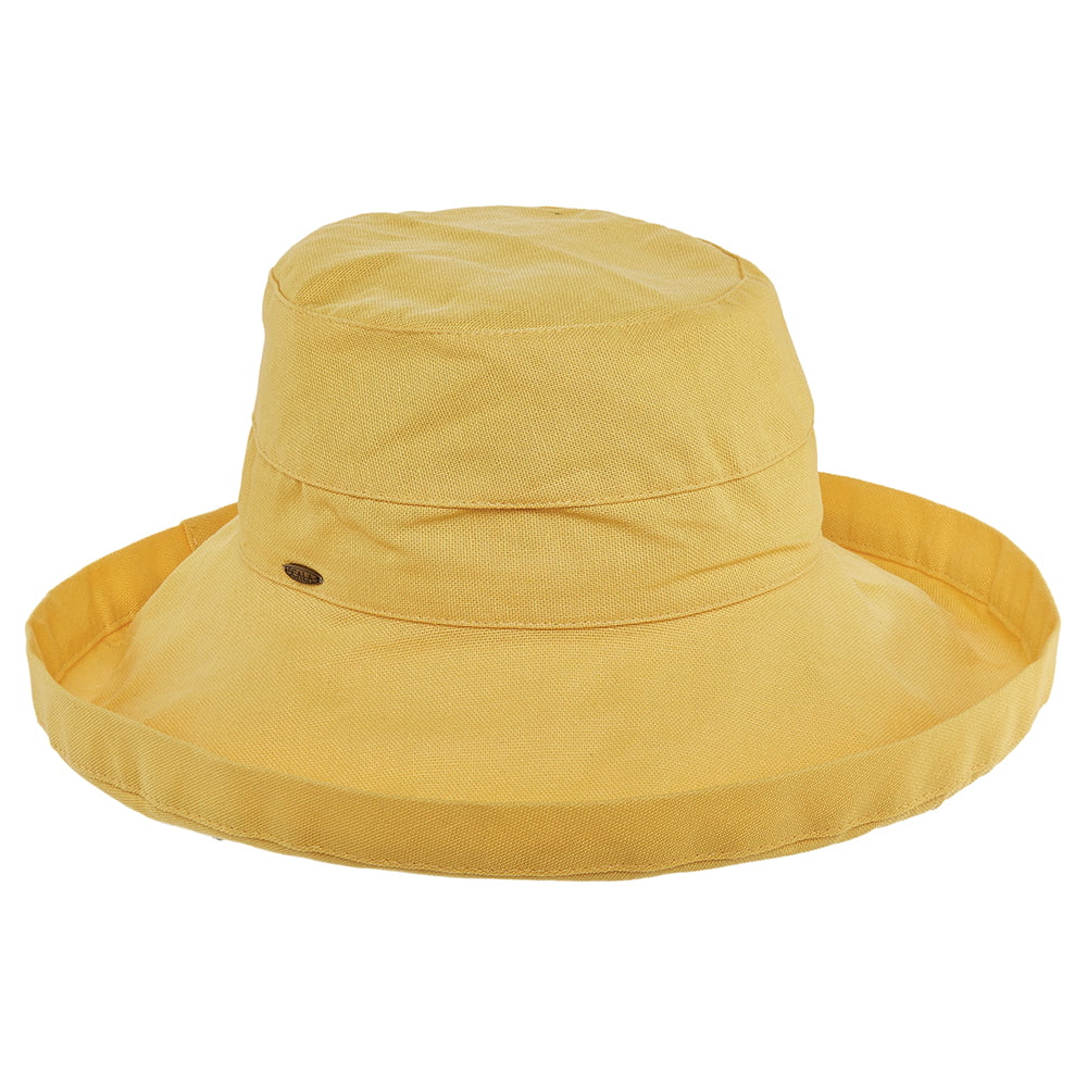 Chapeau Été Pliable Lanikai jaune SCALA