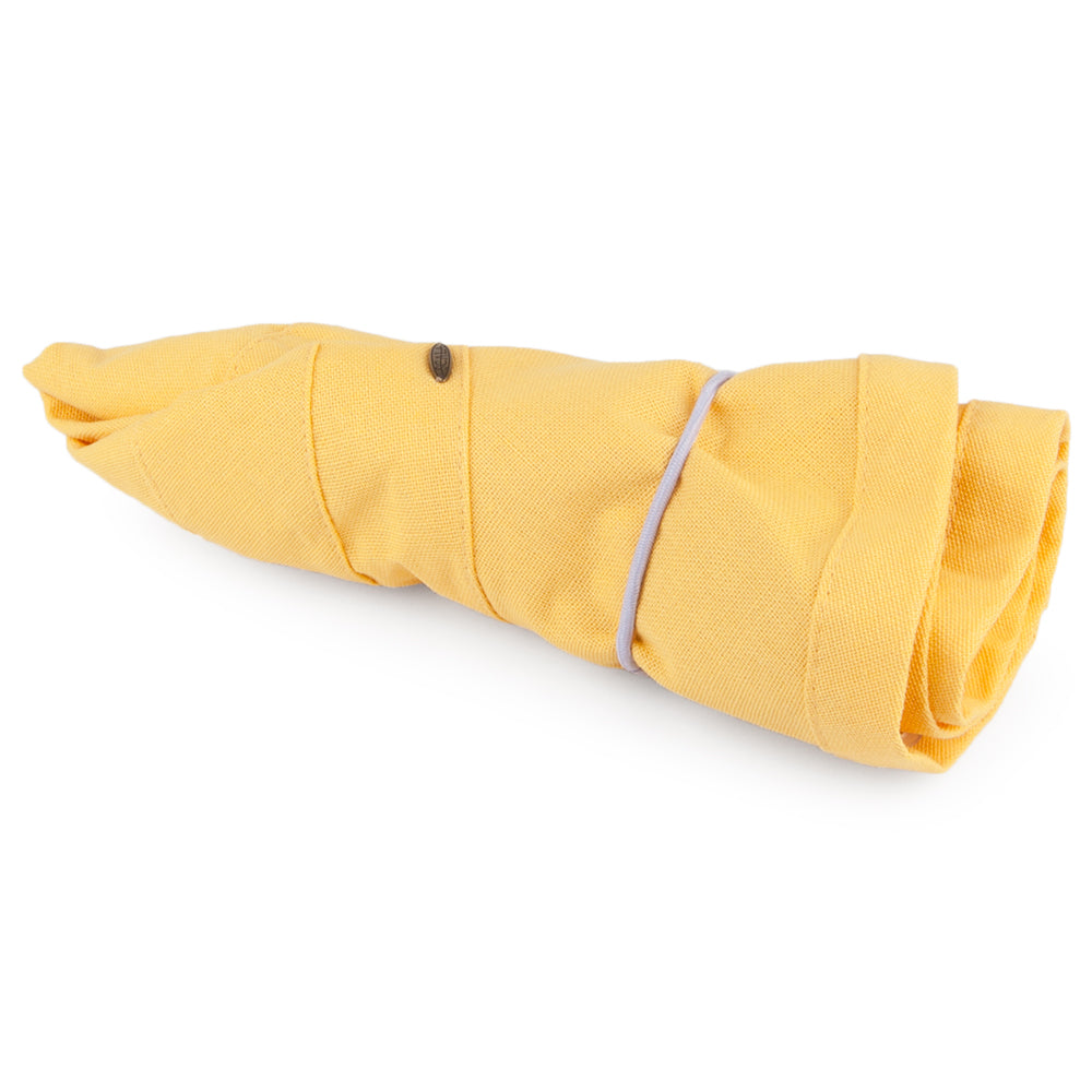 Chapeau Été Pliable Lanikai jaune SCALA