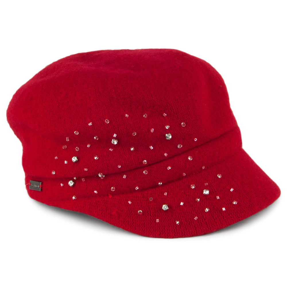 Casquette Gavroche Lynn rouge BETMAR