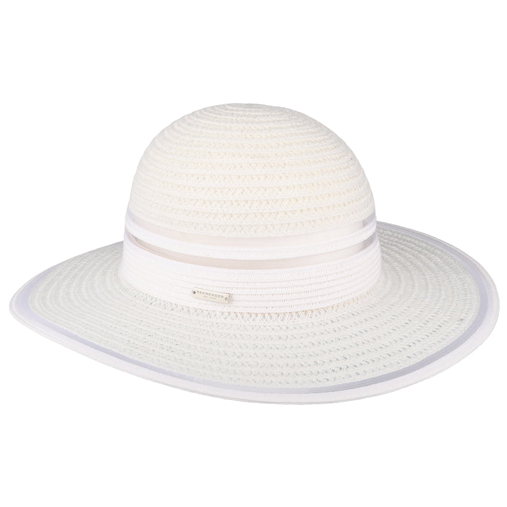 Chapeau Été Capeline blanc SEEBERGER