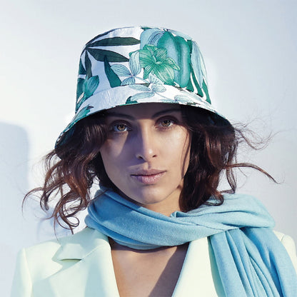 Chapeau Bob Tropical blanc SEEBERGER