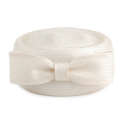 Chapeau Calot en Paille Jackie O ivoire WHITELEY