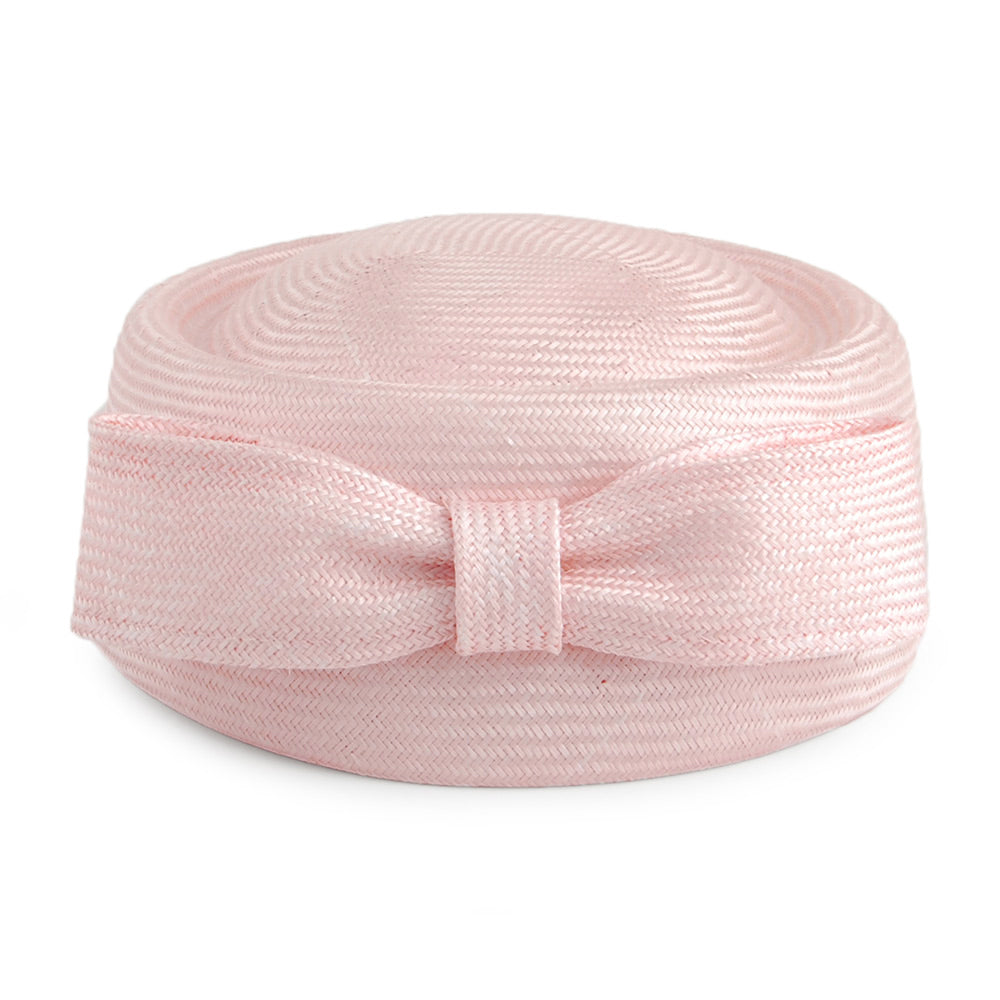 Chapeau Calot en Paille Jackie O rose WHITELEY
