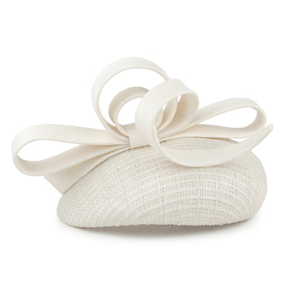 Chapeau Calot Lucille ivoire WHITELEY
