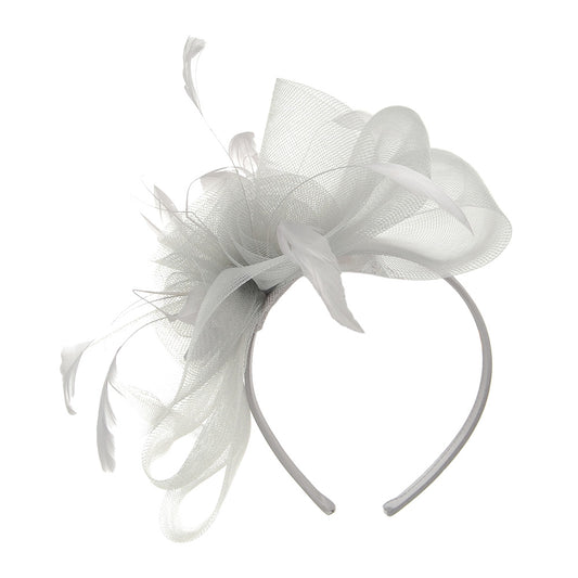 Chapeau Bibi Ferne argenté JANE ANNE DESIGNS