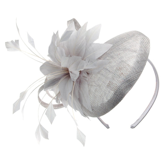 Chapeau Bibi Mandy ivoire-argent JANE ANNE DESIGNS