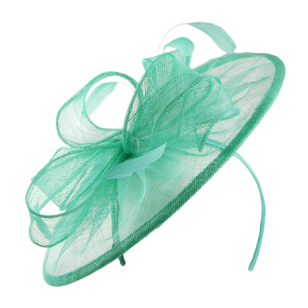 Chapeau Bibi Disque Ginny turquoise FAILSWORTH