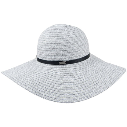 Chapeau Été à Bord Large Ramona mélange de gris BETMAR