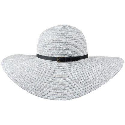 Chapeau Été à Bord Large Ramona mélange de gris BETMAR