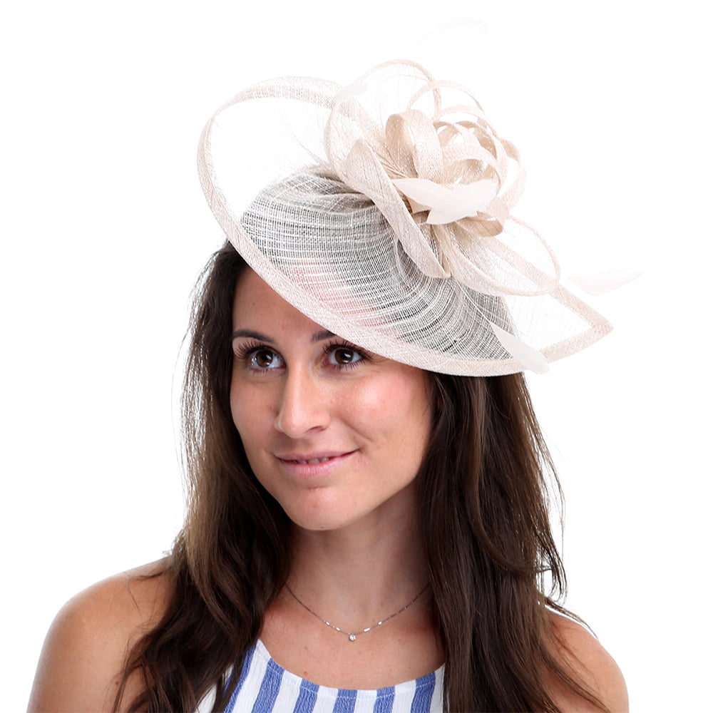 Chapeau Bibi Iris champagne JANE ANNE DESIGNS