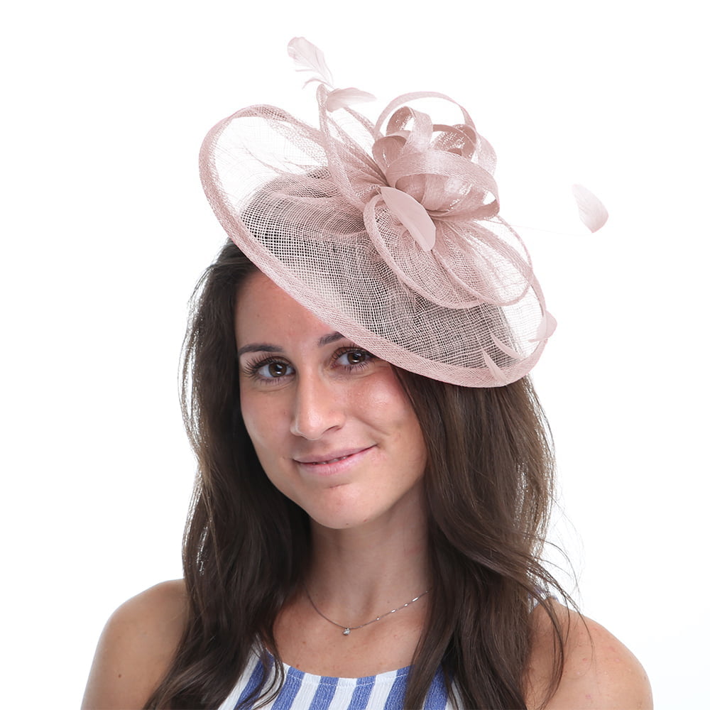 Chapeau Bibi Iris vieux rose JANE ANNE DESIGNS