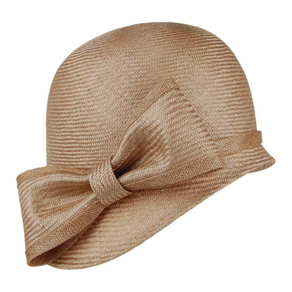 Chapeau Cloche avec Nœud Anna café WHITELEY