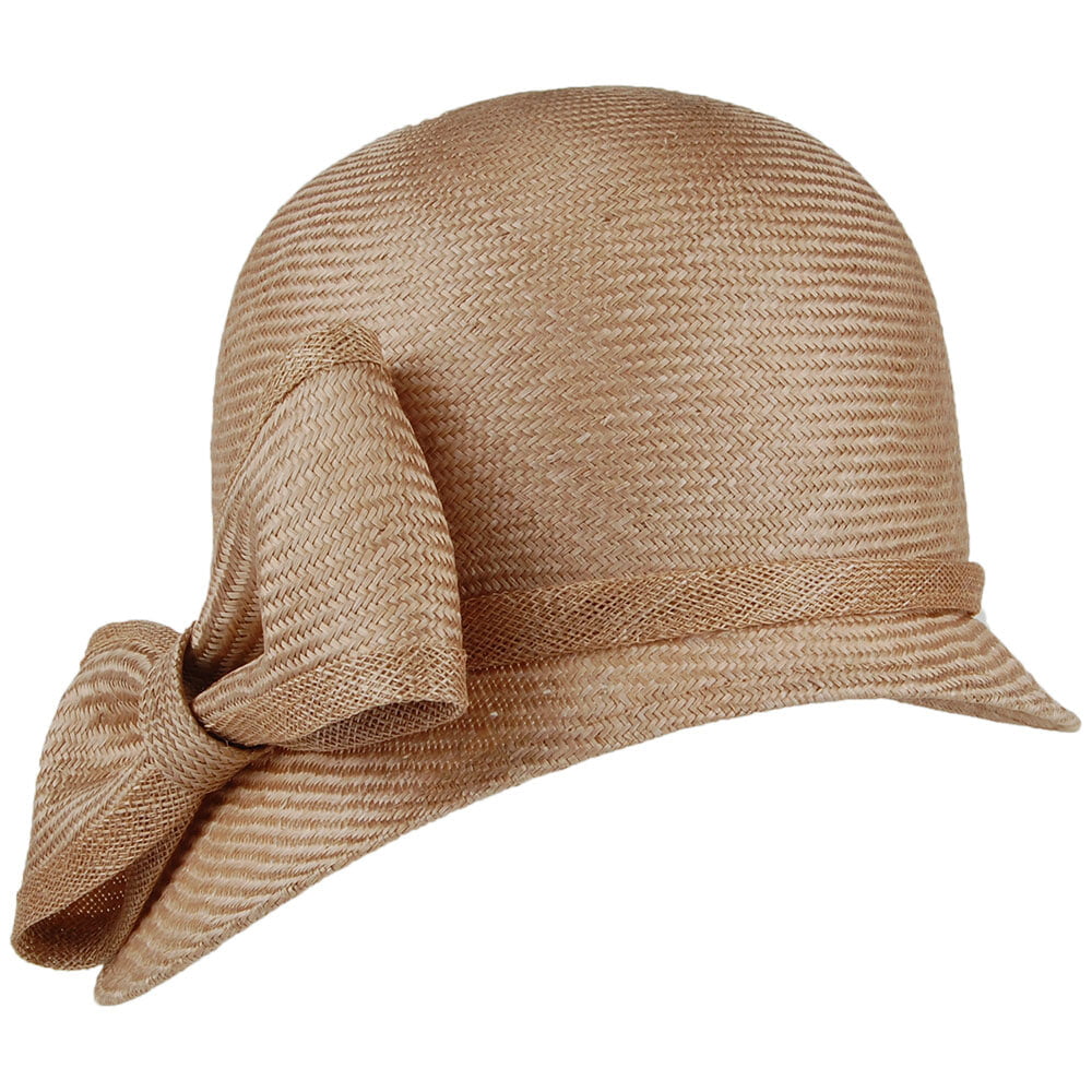 Chapeau Cloche avec Nœud Anna café WHITELEY