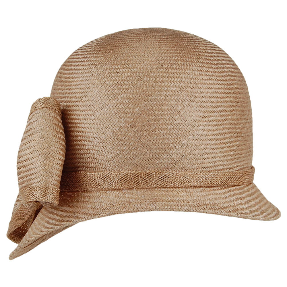 Chapeau Cloche avec Nœud Anna café WHITELEY