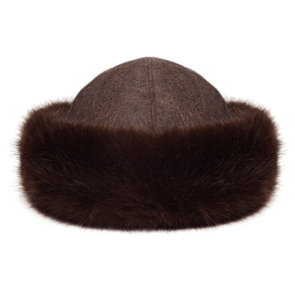 Chapeau Hiver en Fausse Fourrure Lara marron HELEN MOORE