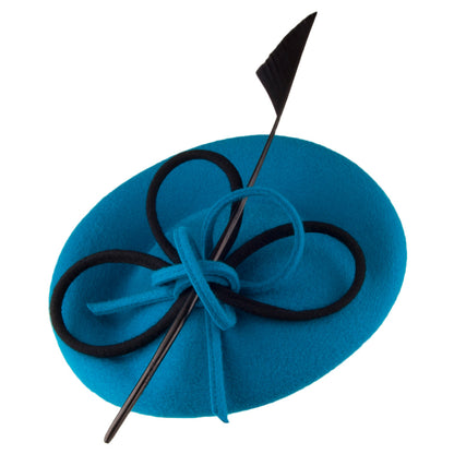 Chapeau Bibi Disque Arwyn bleu sarcelle WHITELEY