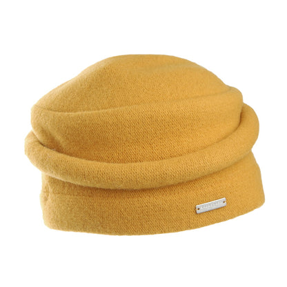Chapeau Cloche Hiver Doux moutarde SEEBERGER