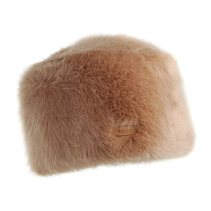 Chapeau Calot Hiver en Fausse Fourrure Josh marron clair BARTS