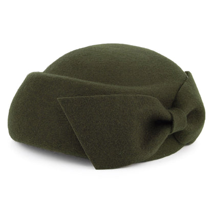 Chapeau Calot en Laine avec Nœud Avery mousse WHITELEY