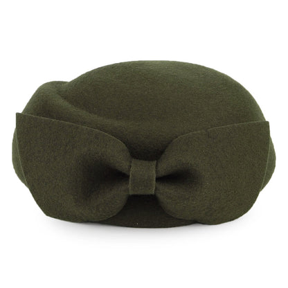 Chapeau Calot en Laine avec Nœud Avery mousse WHITELEY