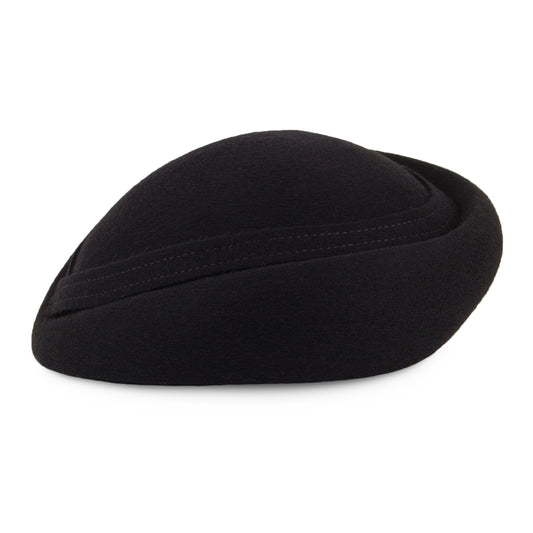 Chapeau Calot en Laine Maria noir WHITELEY