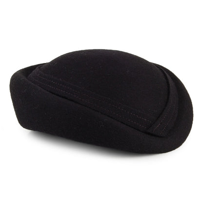 Chapeau Calot en Laine Maria noir WHITELEY