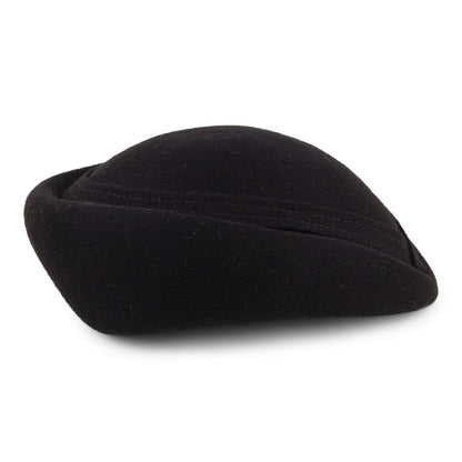 Chapeau Calot en Laine Maria noir WHITELEY