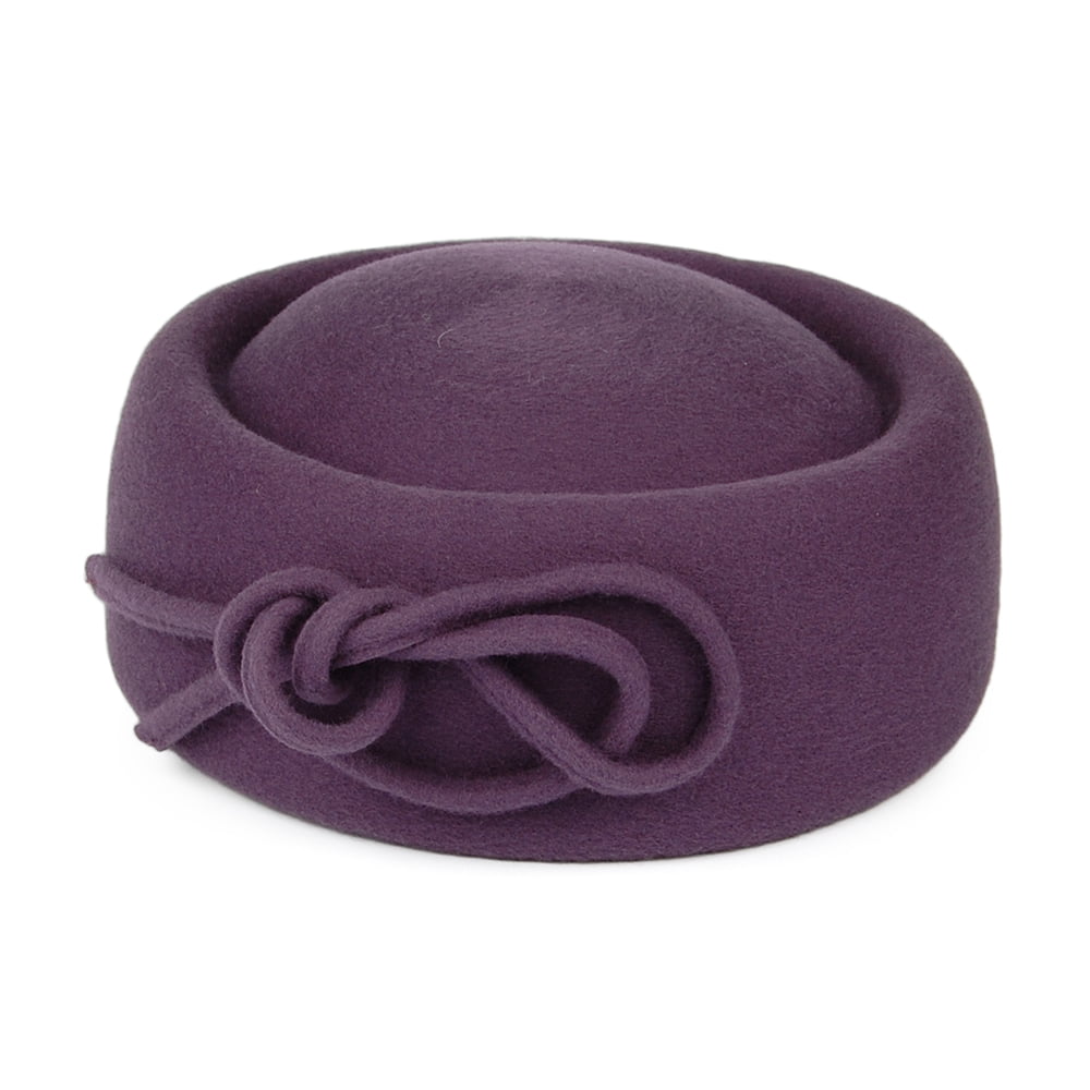 Chapeau Calot Bouvier en Laine mauve WHITELEY