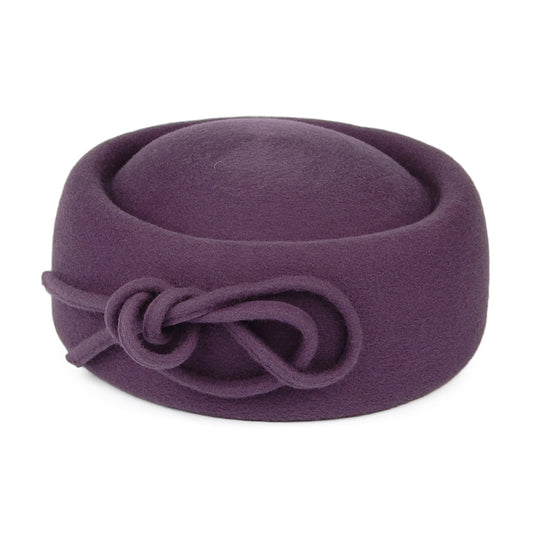 Chapeau Calot Bouvier en Laine mauve WHITELEY