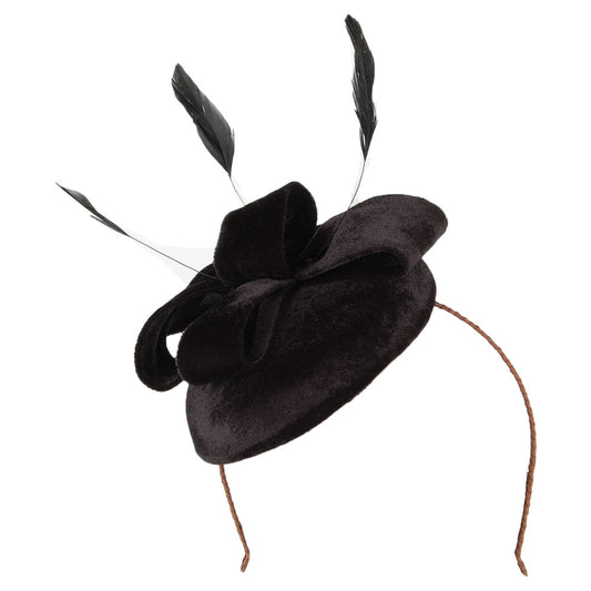 Chapeau Calot en Velours Juliet noir FAILSWORTH