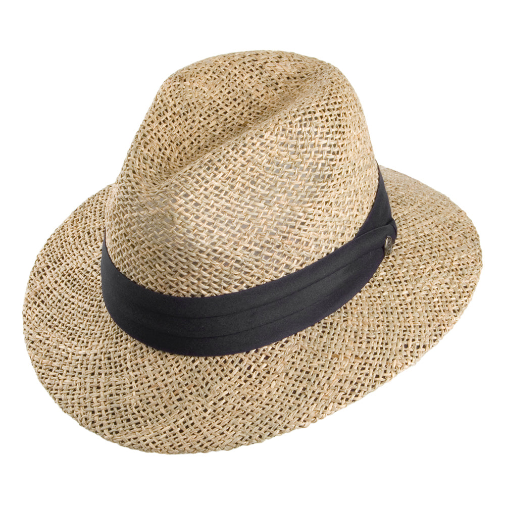Chapeau Fedora Safari en Jonc de Mer naturel JAXON & JAMES