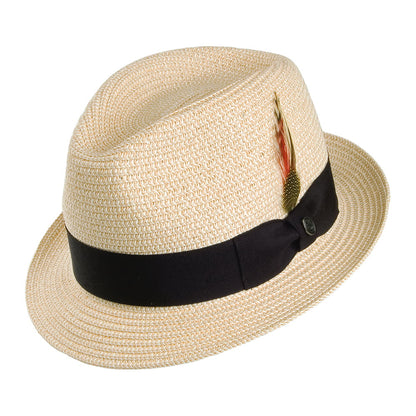 Chapeau Trilby en Paille Toyo naturel JAXON & JAMES