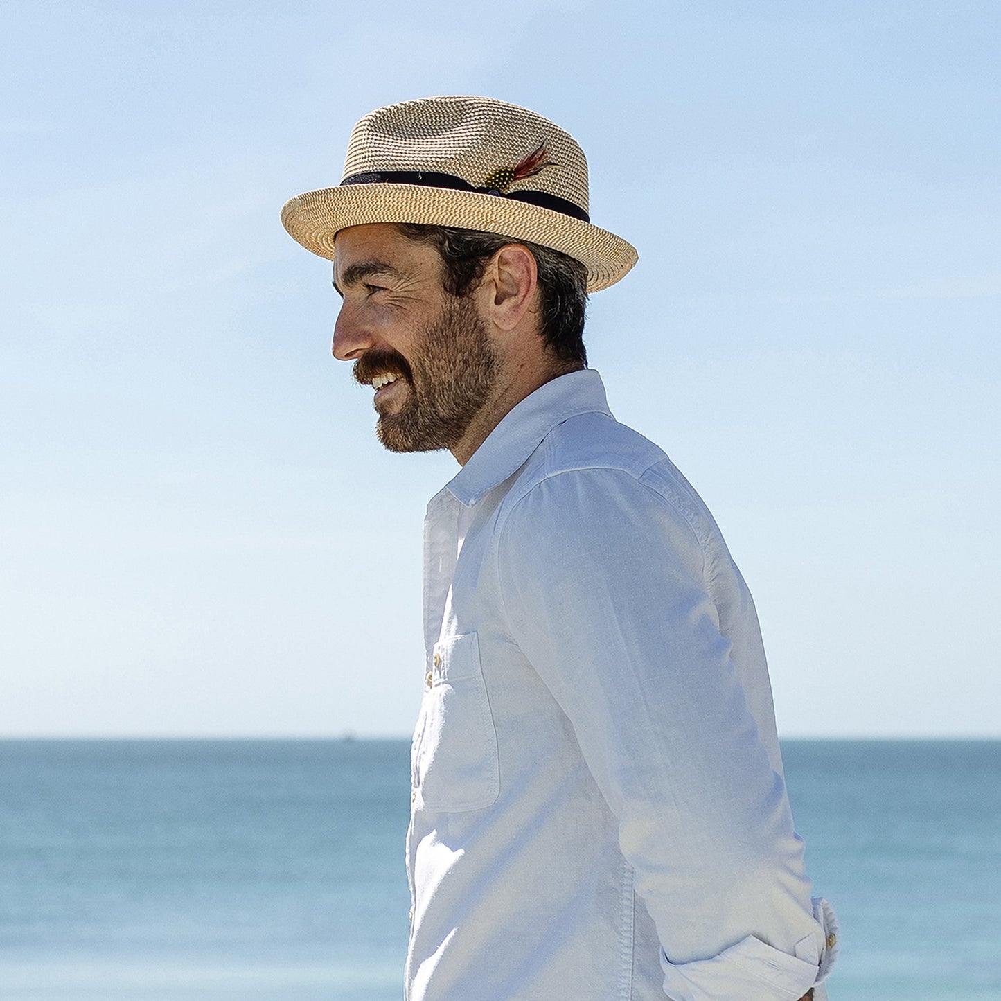 Chapeau Trilby en Paille Toyo naturel JAXON & JAMES
