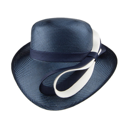 Chapeau de Mariage Ava bleu marine-blanc WHITELEY