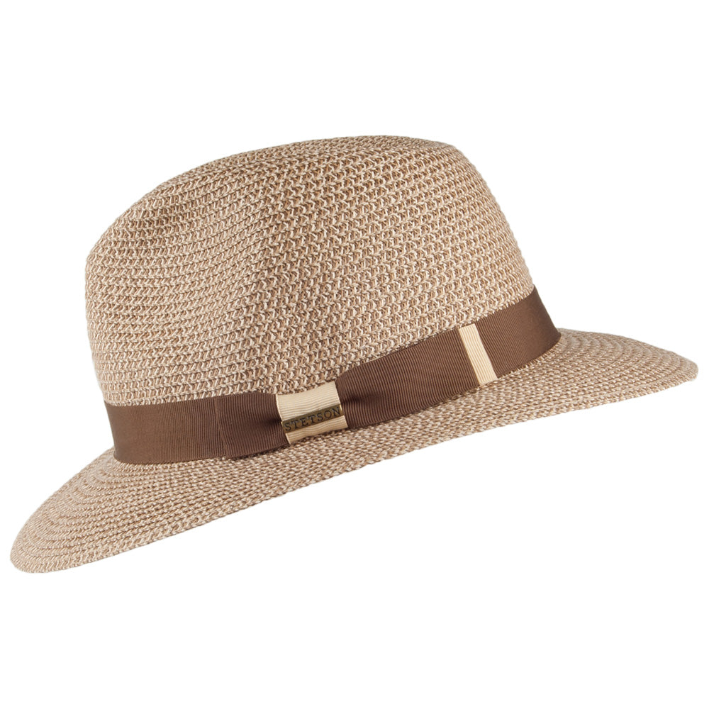 Chapeau Fedora en Paille Toyo Chelsea naturel STETSON