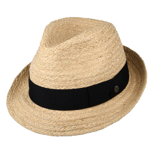 Chapeau Trilby en Raphia Saybrook naturel JAXON & JAMES