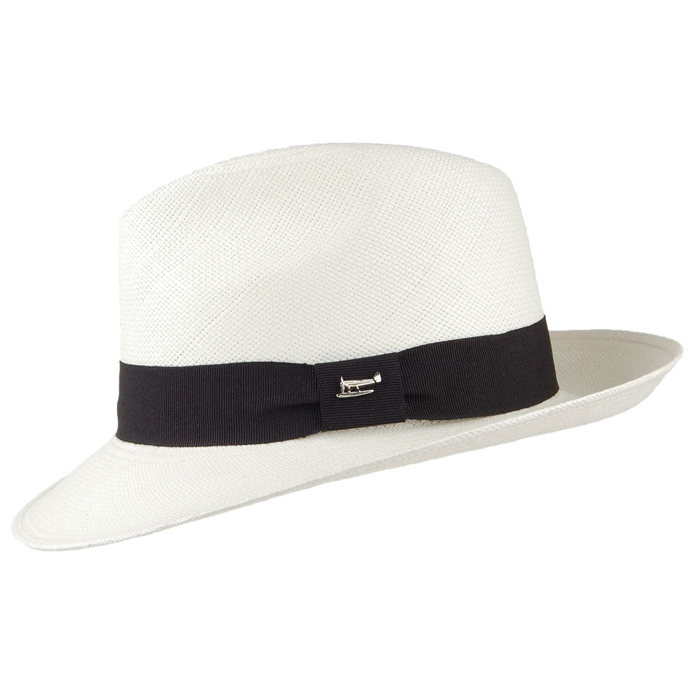 Chapeau Fedora Panama Good Wood décoloré WHITELEY