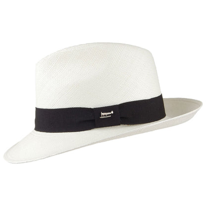 Chapeau Fedora Panama Good Wood décoloré WHITELEY