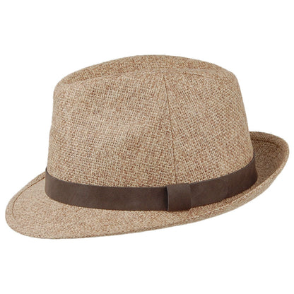 Chapeau Trilby en Paille sable FAILSWORTH
