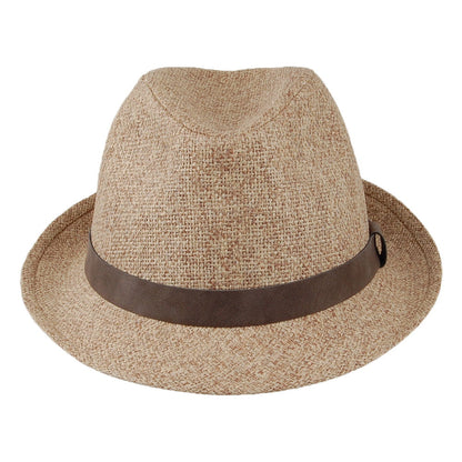 Chapeau Trilby en Paille sable FAILSWORTH