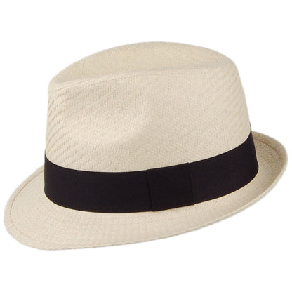 Chapeau Trilby en Paille décoloré FAILSWORTH