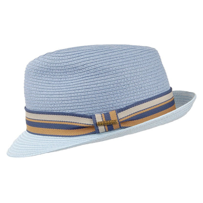 Chapeau Trilby Adams bleu clair STETSON