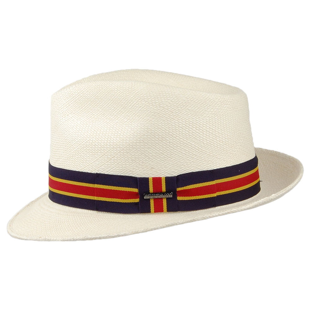 Chapeau Trilby Panama Player décoloré STETSON