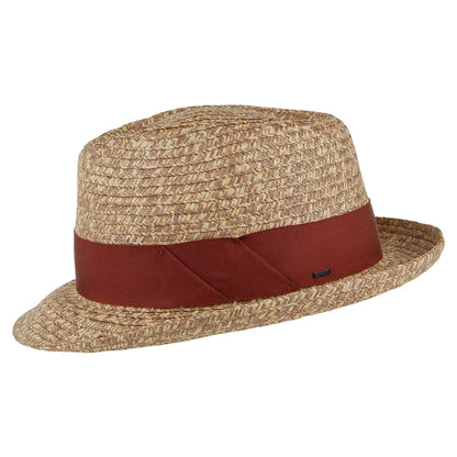 Chapeau Trilby Blume mélange de marrons BAILEY