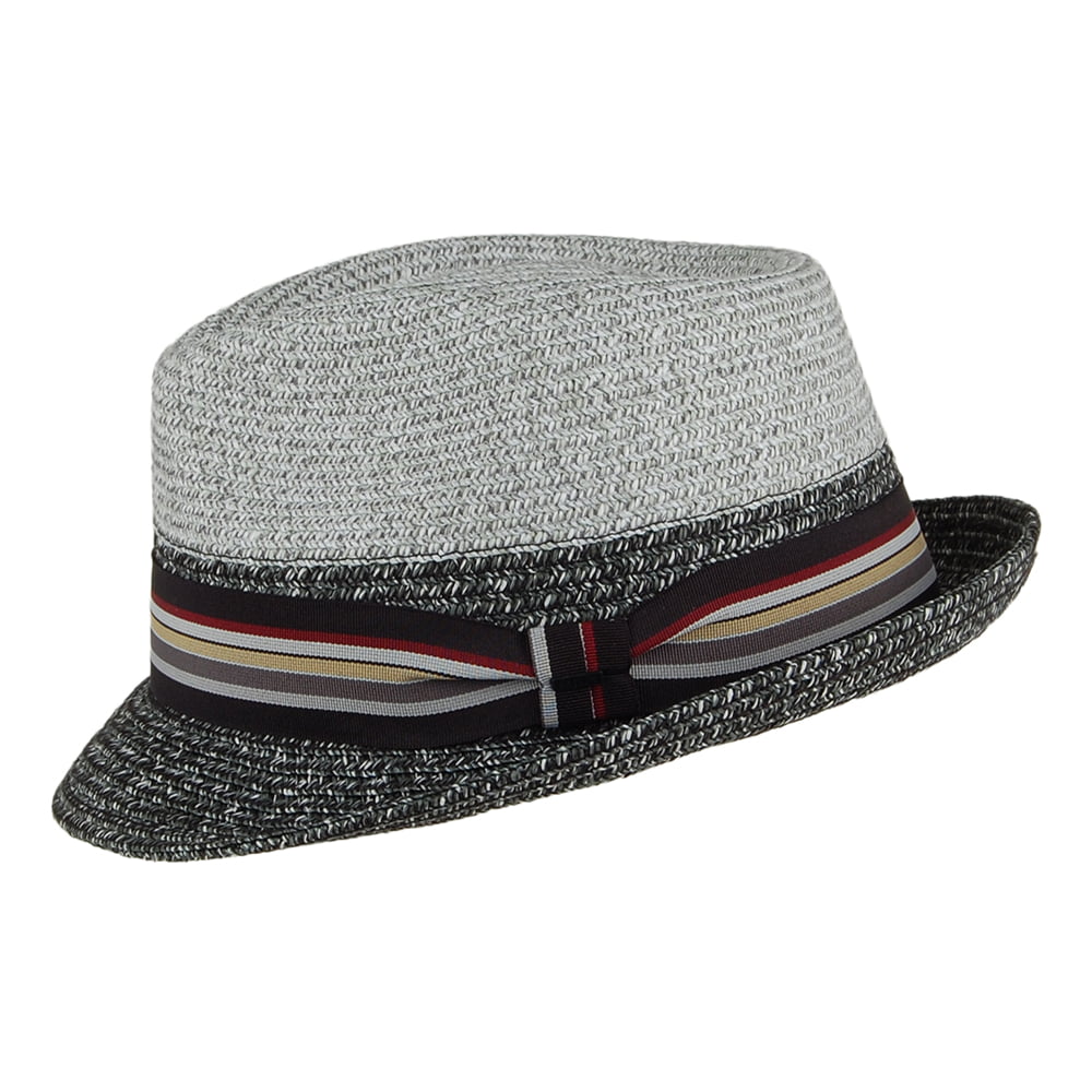 Chapeau Trilby Rokit Teardrop gris clair BAILEY